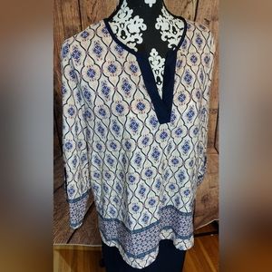 EUC Brixon Ivy 3/4 Sleeve Blouse